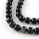 Agate beads, 6 mm., 1 strand AK1441