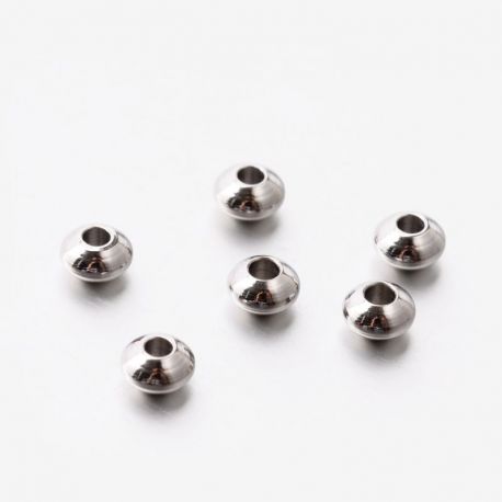 Nerūsējošā tērauda starplika 304, 4x2,5 mm., 10 gab. 1 soma II0403