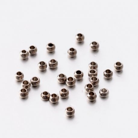 Stainless steel 304 spacer, 2 mm., 20 pcs. 1 bag II0407