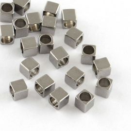 Прокладка из нержавеющей стали 304, 2,5x2,5x2,5 мм., 10 шт. 1 сумка II0405
