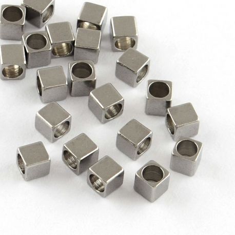 Прокладка из нержавеющей стали 304, 2,5x2,5x2,5 мм., 10 шт. 1 сумка II0405