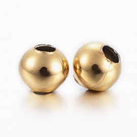 Stainless steel 304 spacer, 4x3.5 mm., 10 pcs. 1 bag II0409