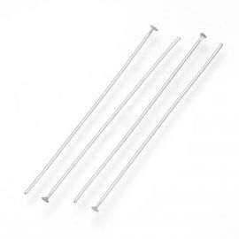 Stainless steel 304 pins, 50x0.7 mm., ~100 pcs. 1 bag MD1986