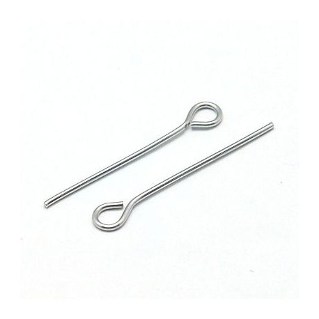 Stainless steel 304 pins, 20x0.6 mm., ~100 pcs. 1 bag MD1987