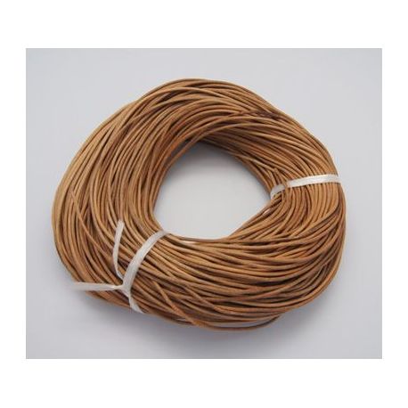Natural leather cord, 1.00 mm., 1 m. VV0696