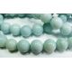Amazonian stone bead thread azure-shaped 10 mm