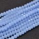 Glass beads, 6x4 mm., 1 strand KK0285