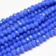 Glass beads, 6x4 mm., 1 strand KK0283