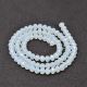 Glass beads, 6x4 mm., 1 strand KK0266
