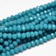 Glass beads, 6x4 mm., 1 strand KK0280