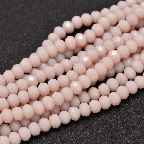 Glasperlen, 6x4 mm, 1 Strang KK0278