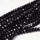 Glass beads, 6x4 mm., 1 strand KK0271