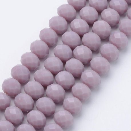 Stikliniai karoliukai, 10x8 mm., 1 gija KK0290