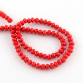 Stikliniai karoliukai, 10x8 mm., 1 gija
