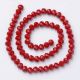 Glass beads, 10x7 mm., 1 strand KK0296
