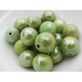 Käsitsi valmistatud keraamilised helmed, 16 mm., 1 tk. KK0210