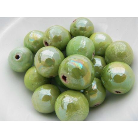 Käsitsi valmistatud keraamilised helmed, 16 mm., 1 tk. KK0210