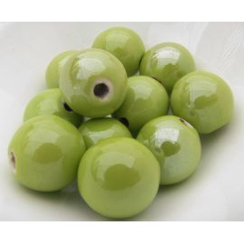 Käsitsi valmistatud keraamilised helmed, 16 mm., 1 tk. KK0211