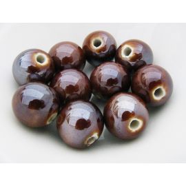 Käsitsi valmistatud keraamilised helmed, 16 mm., 1 tk. KK0217