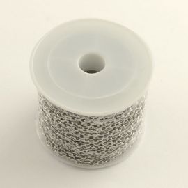 Roostevabast terasest 304 kett, 3x2x0,5 mm., 1 rull