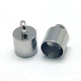 Stainless steel 304 completion part, 10x6.5 mm., 4 units. 1 bag