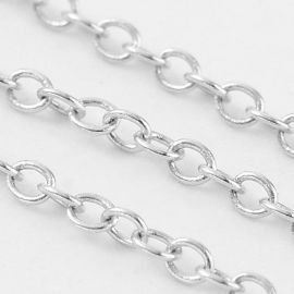 Messingkett, 2x1,5x0,5 mm., ~ 10 meetrit. 1 rull