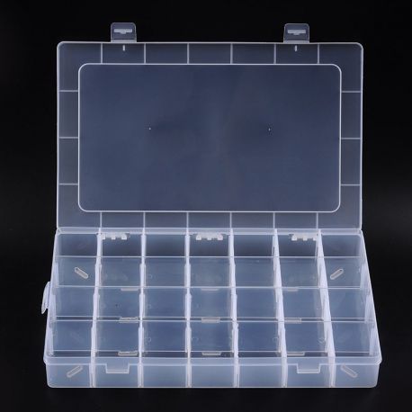 Plastikinė dėžutė karoliukams 350x220x50 mm, 1 vnt. IR0045