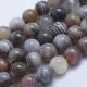 Natural Beads of the Botswana Agate, 10 mm., 1 strand AK1509
