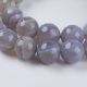 Natural agate beads, 10 mm., 1 strand AK1488