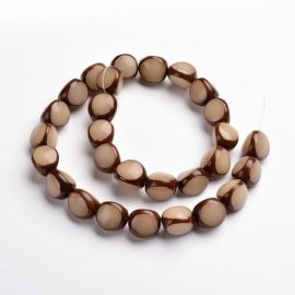 Dabīgas Bodhi krelles, 15x13 mm., 4 gab. 1 soma