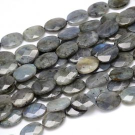 Natural Labradoritoite beads, 18x13x5 mm., 1 pcs.