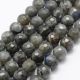 Natural Labradoritoite beads, 12 mm., 1 strand AK1537