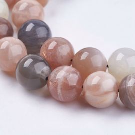 Natural Sun Stone Beads, 10 mm, 1 strand