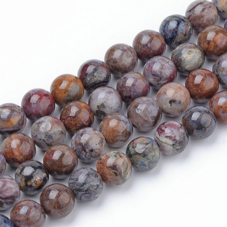 Natural Pietersite beads, 12 mm., 1 strand AK1541