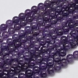 Dabiskas ametista krelles, 8 mm., 1 pavediens AK1527