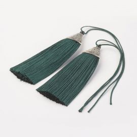 Polyester tassel, 85x20x10.5 mm., 1 pcs. DEKO296