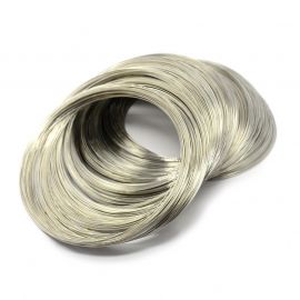Wire with memory for necklace, 0.60 mm., ~10 rings 1 bag