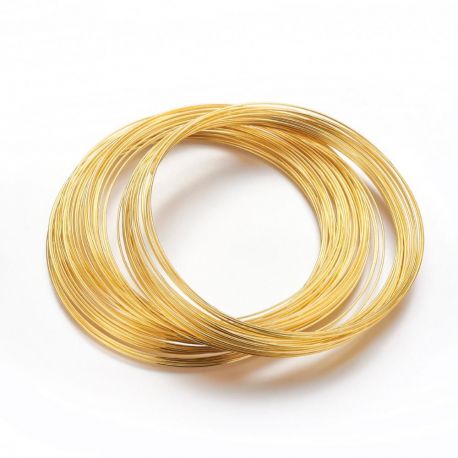 Draht mit Speicher für Halskette, 1,00 mm, ~ 10 Ringe 1 Beutel MD2020