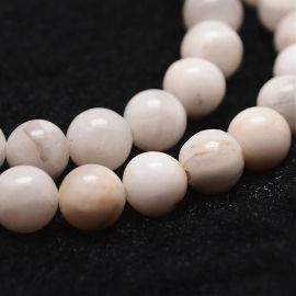 Dabiskas Aat krelles, 8 mm., 1 pavediens