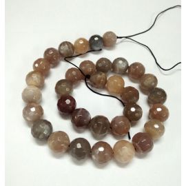 Natural moon stone beads, 8 mm., 1 strand 