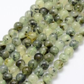 Natürliche Prehnito-Perlen, 8 mm, 1 Strang AK1531