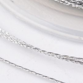 Metallized thread, 1.00 mm., ~50 meters 1 coil