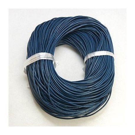 Natural leather cord, 2.00 mm., 1 meter VV0697