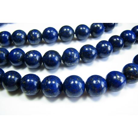 Lapis Lazuli helmeste haru 10 mm klass A AKG0238
