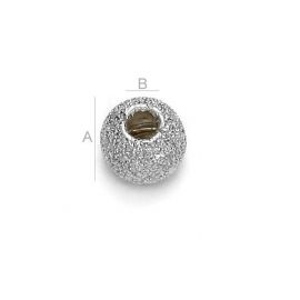 Spacer 925 "Zvaigžņu putekļi", 3x1,2 mm 4 vienības. SID0024