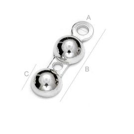 Press the bubble 925 with the loop, 4 mm 4 pcs. SID0043