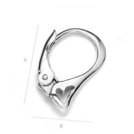 Auskaru āķi 925, 16x10 mm 1 pāris SID0034