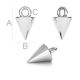Apdares kulons 925, 9x5,5x1,7 mm 1 gab. SID0008