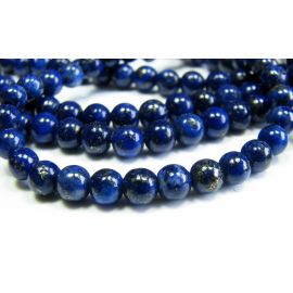 Lapis Lazuli krelles 4 mm A klase, 1 gab.
