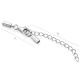 Abschlussteil für Kabel mit Karabiner und Verlängerungskette 925, Satz 1 SID0053